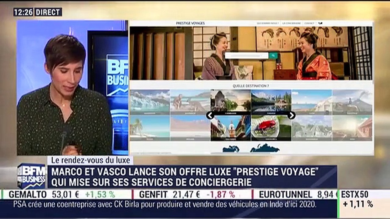 Le rendez-vous du luxe: Le groupe Marco et Vasco lance son offre luxe "Prestige Voyages" - 25/01