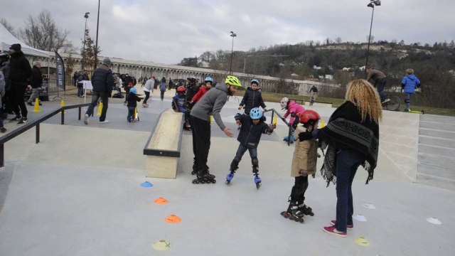 Agen : inauguration du tout nouveau skate-park