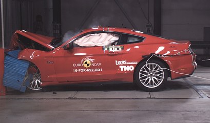 Скачать видео: VÍDEO: el Mustang se ‘estrella’ en las pruebas EuroNCAP