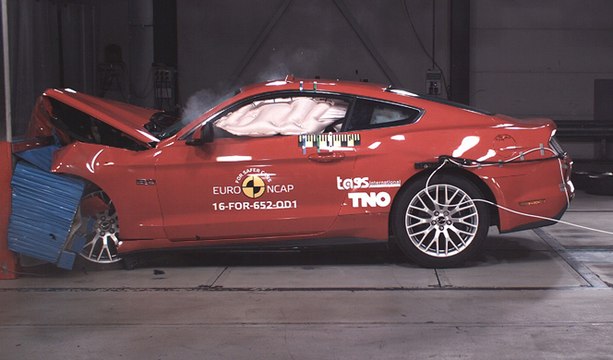 VÍDEO: el Mustang se ‘estrella’ en las pruebas EuroNCAP
