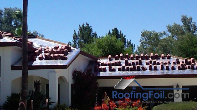 Installing RoofingFoil™ Radiant Barrier Under a Metal or Tile Roof