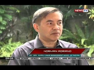 Ilang produktong pang-Noche Buena, baka kulangin ang supply dahil 'di makabiyahe ang maraming truck