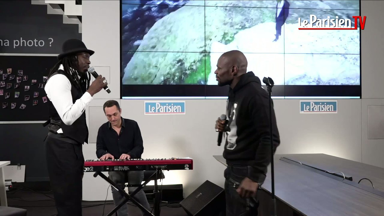 Kery James chante « Prends le temps » avec Faada Freddy en live au Parisien