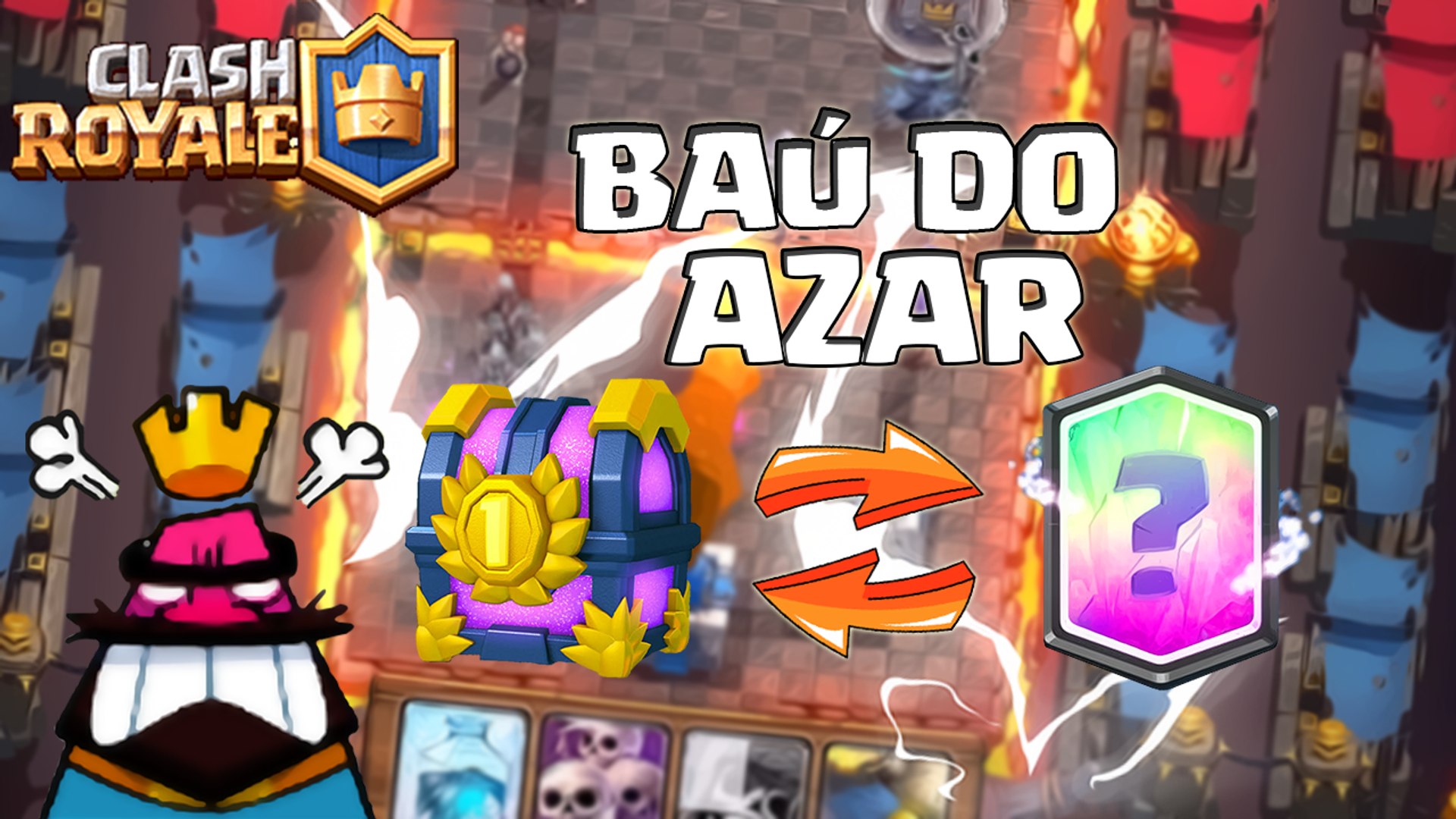 CLASH ROYALE - BAÚ DO GRANDE DESAFIO E NOVO DECK DE GIGANTE REAL PARA CHEGAR NOS 4000 TROFÉUS!