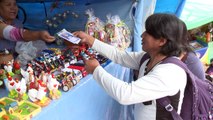 Bolivianos celebran a Ekeko, dios de la abundancia