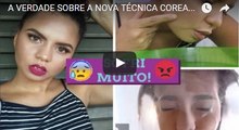 A VERDADE SOBRE A NOVA TECNICA COREANA -maquiagem molhada