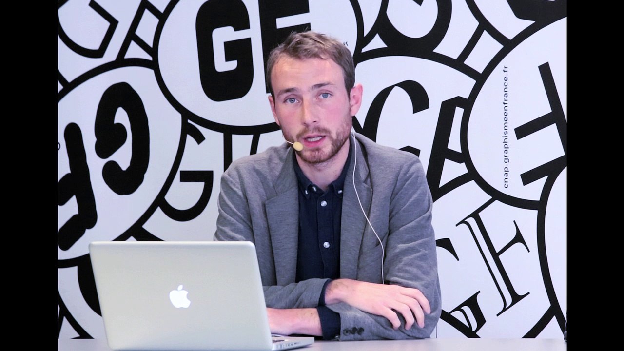 Intervention de Charles Gautier, Journée d'étude sur l’actualité de la recherche en design graphique et en typographie.