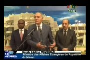 Audience du chef de l’Etat avec le ministre marocain des affaires étrangères