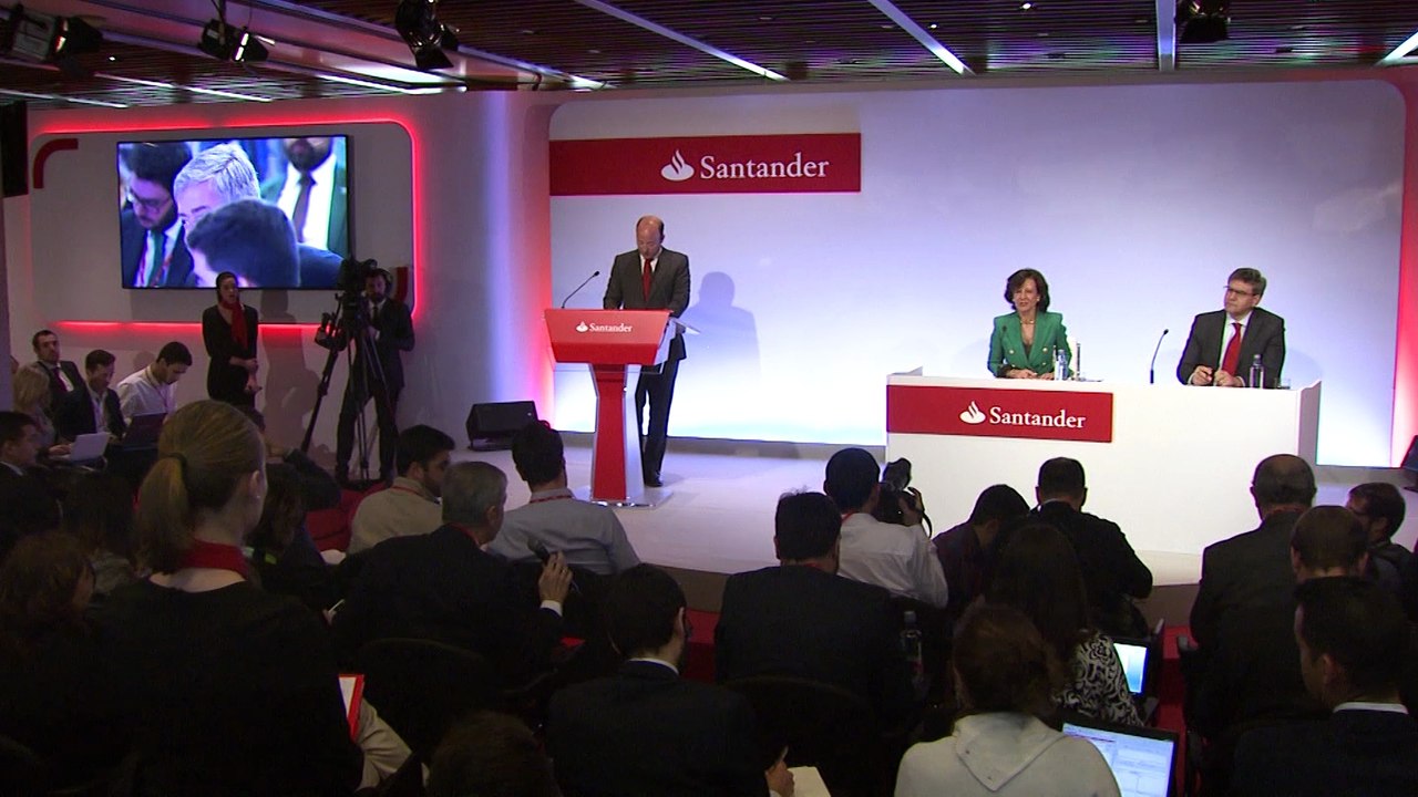 Banco Santander considera muy buenos sus resultados de 2016
