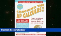 Download [PDF]  Princeton Review: Cracking the AP: Calculus AB   BC, 1999-2000 Edition (Cracking