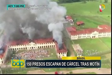 Capturan a 90 de los 160 reos que fugaron de cárcel en Brasil