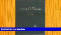 READ book Future Interests (Hornbooks) Lewis Simes Trial Ebook