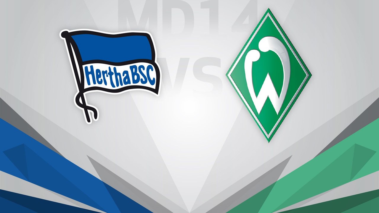 Höhepunkte 12tes Liga Hertha - Werder Bremen