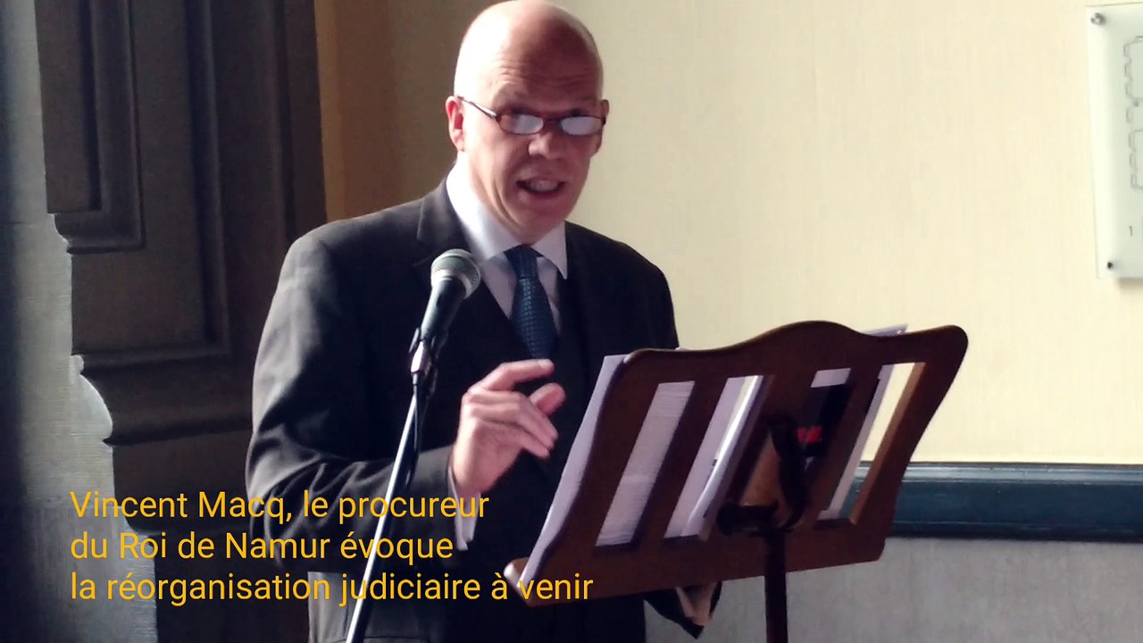 Vincent Macq, le procureur du Roi de Namur évoque la réorganisation judiciaire à venir
