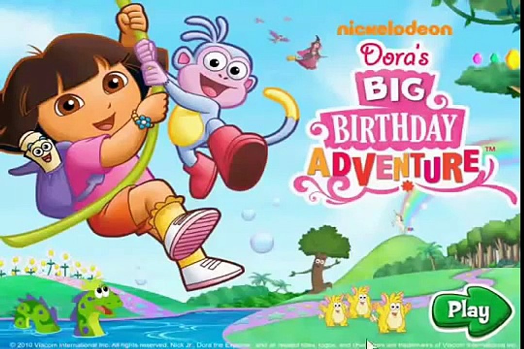 Cartoon game. Dora The Explorer - Doras Big Birthday Adventure. Full Episodes in English new