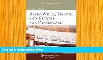 READ book Basic Wills Trusts   Estates for Paralegals, Sixth Edition (Aspen College) Jeffrey A.