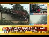 UB: 100 bahay, sinira ng buhawi sa Negros Occidental