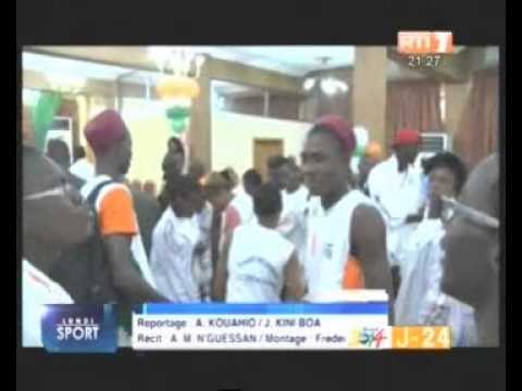 Sport: les ivoiriens champions d'Afrique de Taekwondo célébrés à leur retour de Tunis