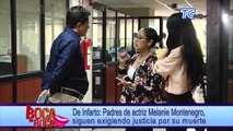 Padres de actriz Melanie Montenegro, siguen exigiendo justicia por su muerte