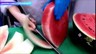 Amazing watermelon cutting skills part 2