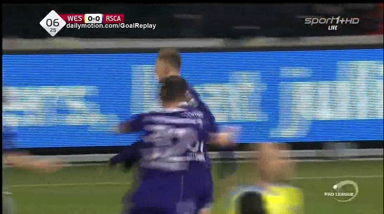 Lukasz Teodorczyk Goal HD - Westerlo 0 - 1 Anderlecht - 25.01.2017