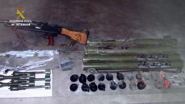 Guardia Civil desarticula en Málaga organización criminal de tráfico internacional de armas y drogas