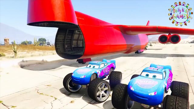 Şimşek McQueen Örümcek Adam İle Uçağa Biniyor (Çizgi Film Gibi) Bölüm #1