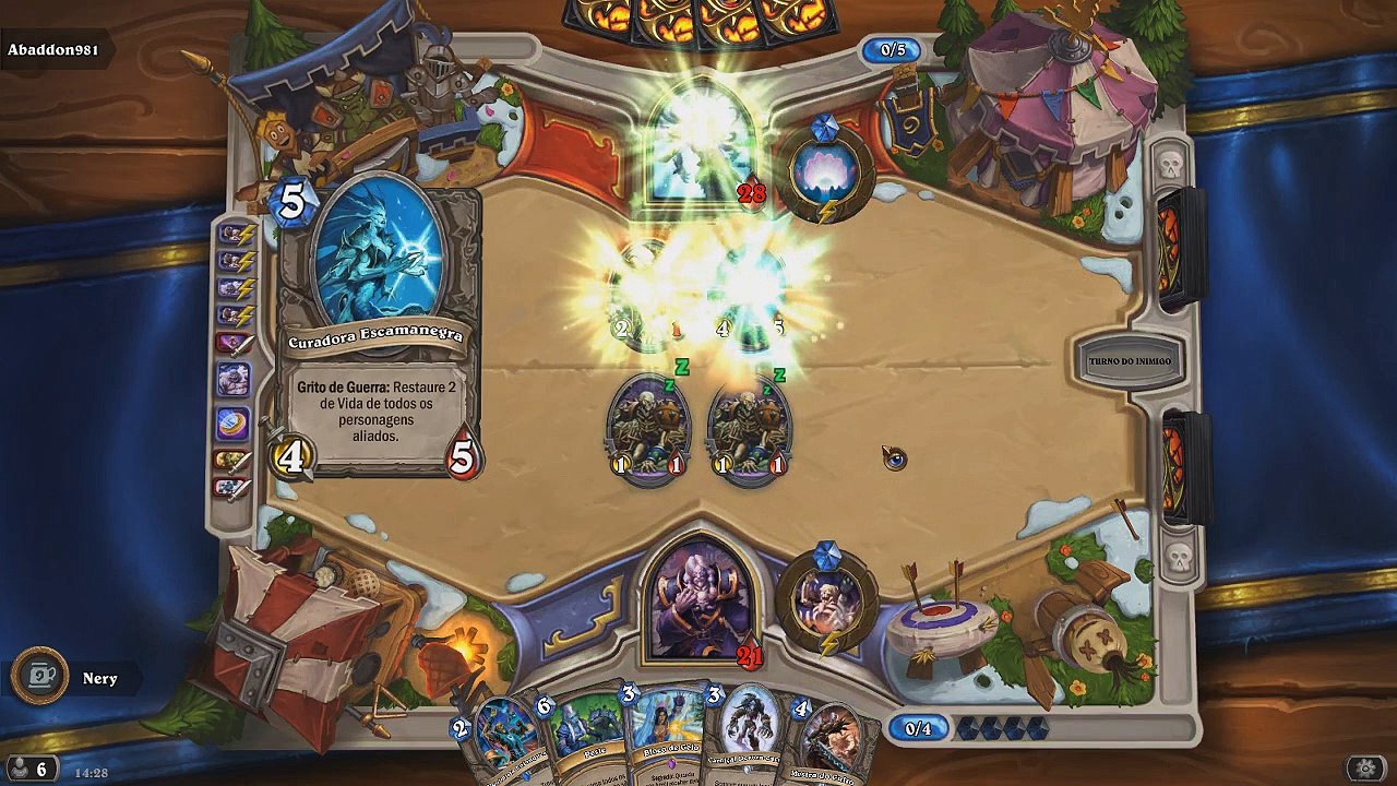 Hearthstone Taverna 85 - Batalha de Chefes