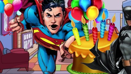 batman vs superman happy birthday song | kids songs nursery rhymes