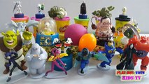PLAY DOH SURPRISE BALL, EGGS Surprise Toys, Shrek, Dota 2, Big Hero 6| Kids Fun Toys Videos HD