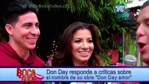 Don Day responde a críticas sobre el nombre de su obra “Don Day amor”