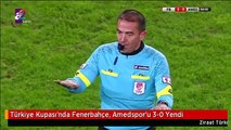 Türkiye Kupası'nda Fenerbahçe, Amedspor'u 3-0 Yendi