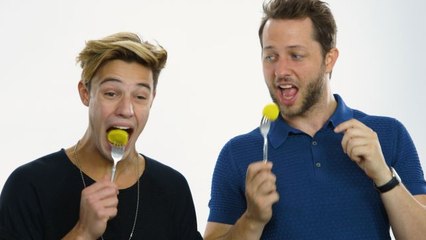 Cameron Dallas Eats Bugs, Chicken Feet & Other Weird Stuff