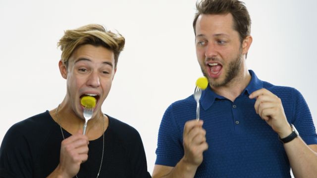 Cameron Dallas Eats Bugs, Chicken Feet & Other Weird Stuff
