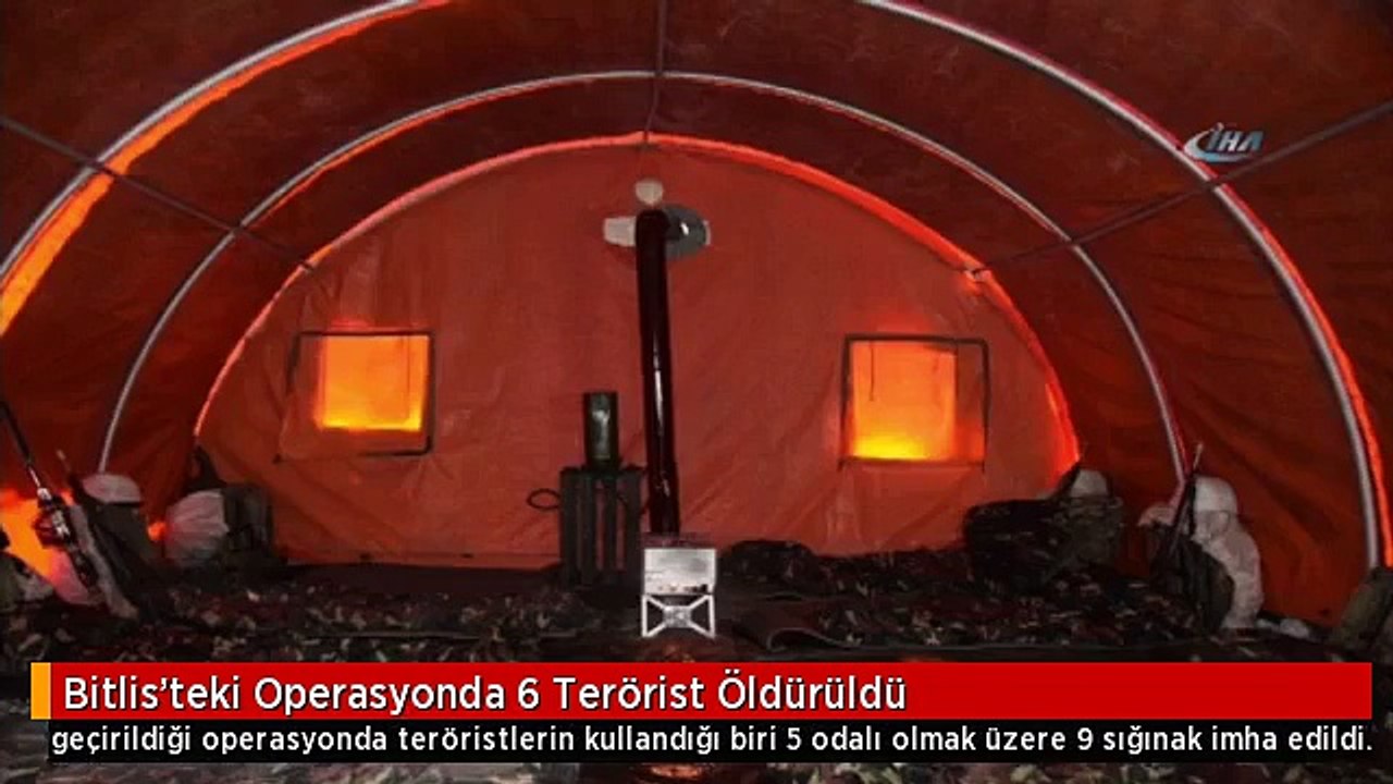 Bitlis'teki Operasyonda 6 Terörist Öldürüldü