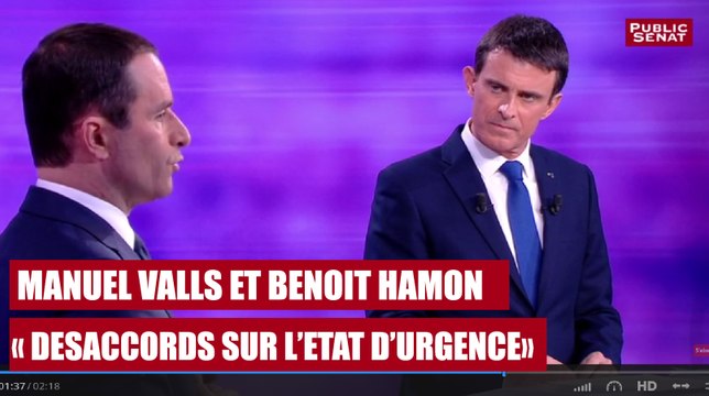 REPLAY. Valls et Hamon : désaccords sur l'état d'urgence