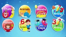 Fun Way to Learn the Alphabe, Animals, Numbers,Fruits, Weekdays and Months Android / IOS