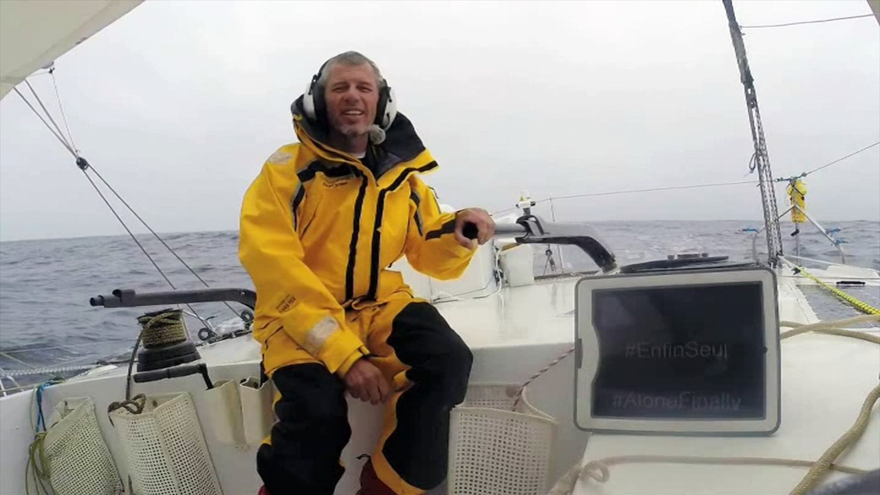 J81 : "8" Chiffre marquant de cette journée de course pour Sebastien Destremau / Vendée Globe