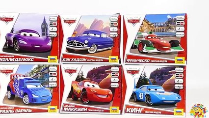 CARS FOR KIDS: Raoul CaRoule Model Kit Zvezda, Car from Disney Pixar Cartoon Cars Toys
