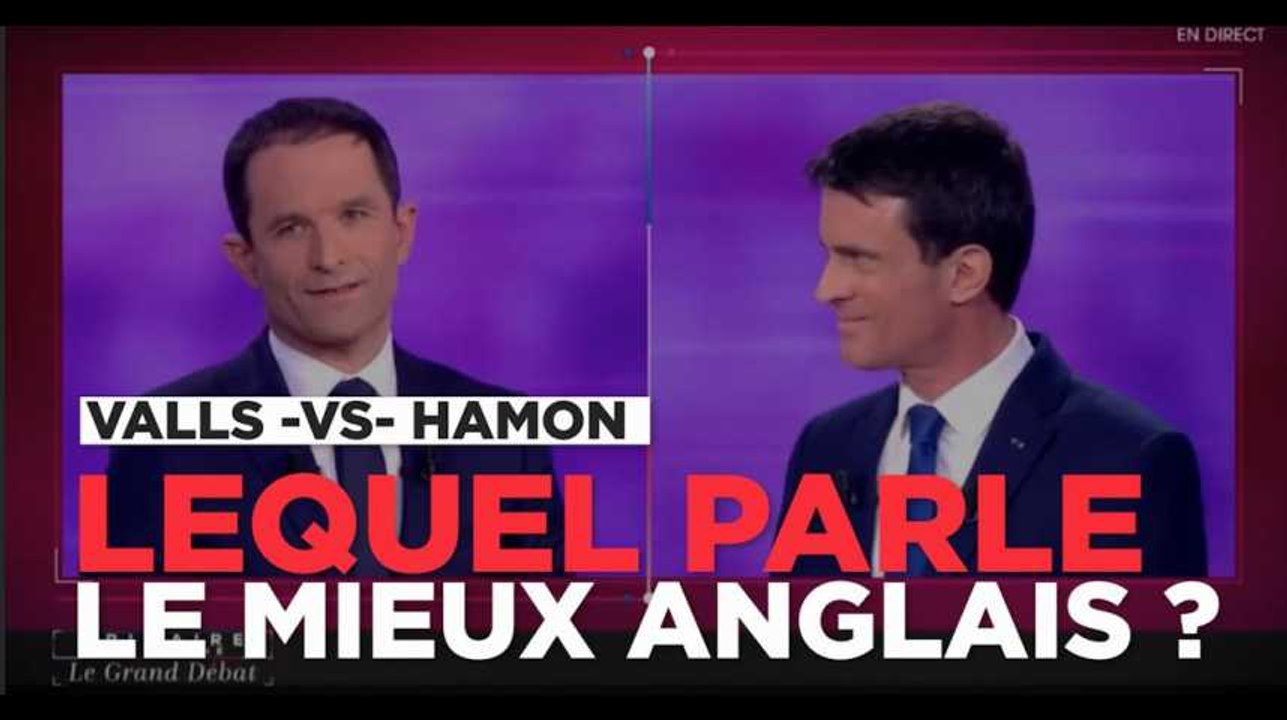 Primaire de la gauche : test d'anglais pour Valls et Hamon