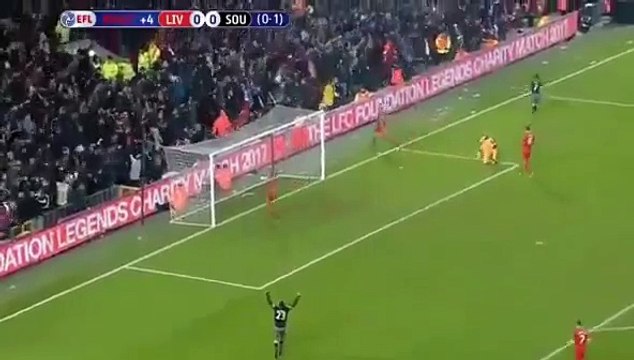 أهداف مباراة ليفربول وساوثهامبتون (0-1) كاملة 25-1-2017 كأس رابطة المحترفين الإنجليزية