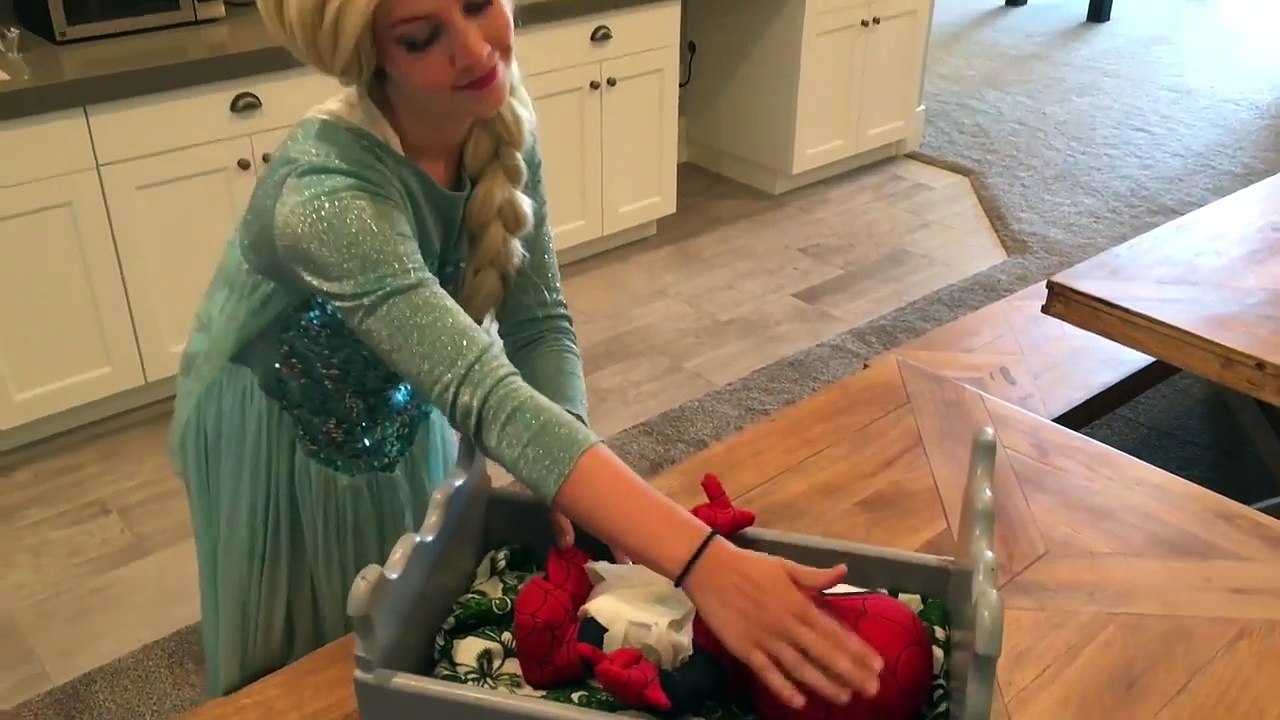 Frozen Elsa vs Maleficent Poop Prank! Spiderman Funny Superhero Prank Movie in Real Life in 4K! :)
