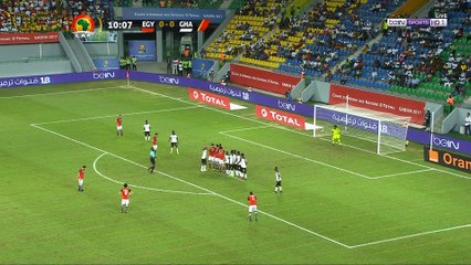 هدف محمد صلاح الرائع في مرمى غانا - منتخب مصر 1-0 غانا - تعليق علي محمد علي