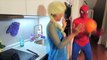 Bad Baby Maleficent vs Joker Toilet Battle! w/ Spiderman, Frozen Elsa Joker Girl Funny Superhero