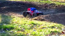 Spiderman Baby (SPIDERBABY) Practices for BIG RACE and CRASHES | Funny Super Heros IRL