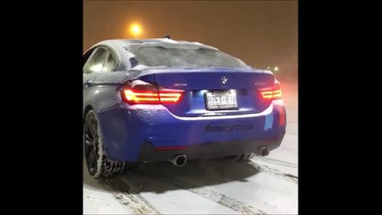 Some Awesome Winter Fun With Bunch Of Cool Cars - The GTR Is Our Favorite!