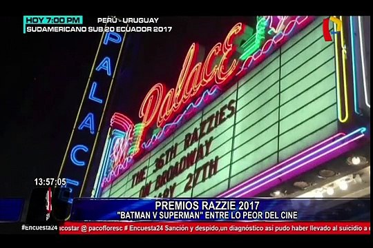 Premios Razzie 2017: esta es la lista de nominados en la que ningún actor quiere estar