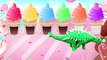 Ankylosaurus Dinosaurs Colors Songs for Children | Learn Colors Dinosaur Candy World