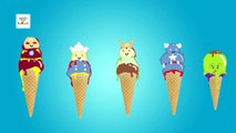 Superheroes Cartoons Ice Cream Finger Family | Ice Cream Daddy Finger Nursery Rhymes For Kids in 3D