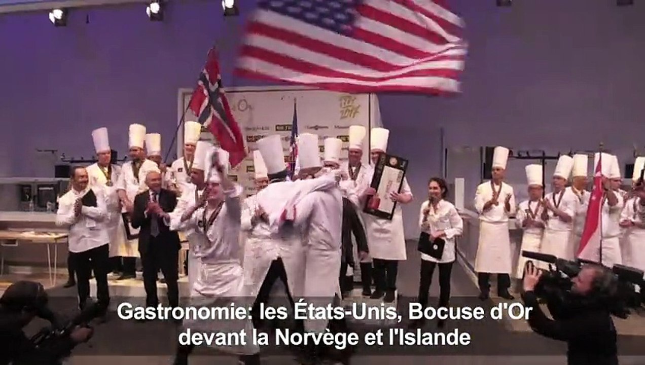 Les États-Unis, Bocuse d'Or devant la Norvège et l'Islande